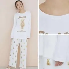 新品未使用 Steiff gelato pique ルームウェア上下 Mサイズ