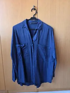 ZARAオーバーサイズ長袖シャツ