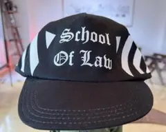 off-whiteオフホワイト「SCHOOL OF LAW」黒キャップのサムネイル