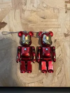 ヴィヴィアンウエストウッド限定MEDICOM TOY ベアブリック 黒/赤