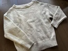 最新モデル　アンタイトル　UNTITLED ラメ入り ニット ベージュ系　2