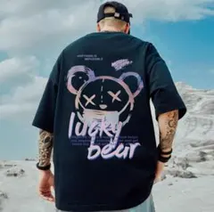 【大人気!】オーバーサイズ Tシャツ 韓国 五分丈 丸首 大きいサイズ XL