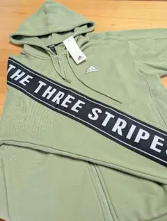 新品未使用 アディダスゴルフ 秋冬 フルジップジャケト テントグリーン サイズＬ