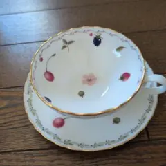 Noritake、果物柄、カップ＆ソーサー1客