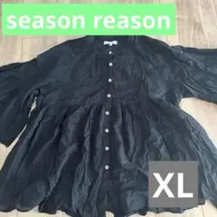 SEASON REASON ブラックシャツ LL