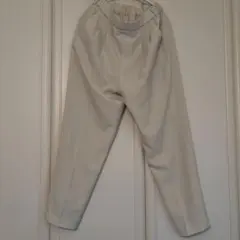 SIMPLICITE クリーム色 ゴムウエスト カジュアルパンツ