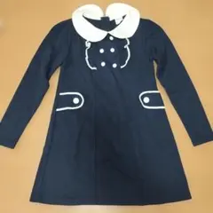 me&mom pink ネイビー ワンピース 13　韓国子供服
