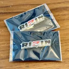 【非売品 新品 未開封】RIZIN ロゴ　ピンバッジ2個