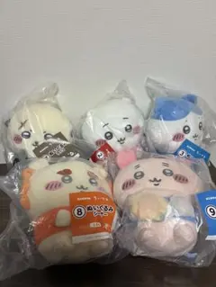 エニマイくじ ちいかわ ぬいぐるみ 4種6点セット モモンガ ラッコ