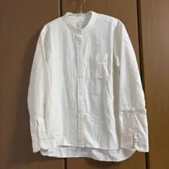 無印良品 スタンドカラーシャツ 長袖 Mサイズのサムネイル