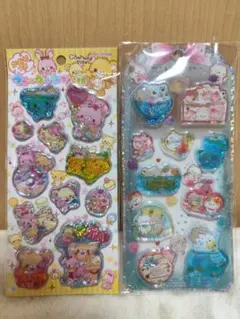 【正規品】ウォーターインシール　カミオジャパン　もぐにゃん　くま　うさぎ　ねこ