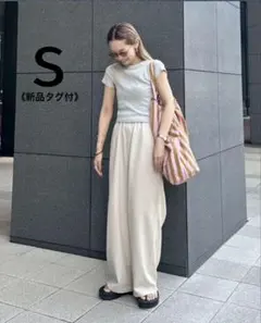 新品未使用 定価6600円 テックリネンワイドパンツ チャオパニックティピー