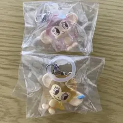 ナルミヤ めじるしキーホルダー ガチャガチャ ルッキー ミンキー