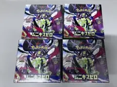 【新品・未開封】ポケモンカード ムニキスゼロ 4BOX シュリンク付き