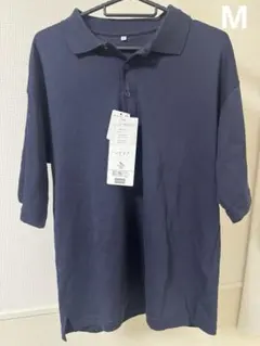 しまむら ポロシャツ ネイビー M