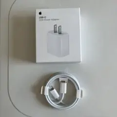 Apple 20W USB-C Power Adapter & ケーブル