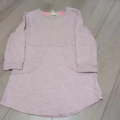 H&M ピンク 長袖 원피스 98/104