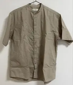 EDIFICE ベージュ 半袖シャツ