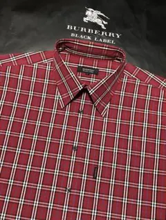 美品 バーバリーブリット 半袖シャツ メガチェック ネイビー XSサイズ