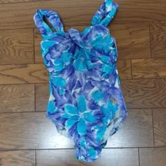 お値下げ！花柄ワンピース水着 LL