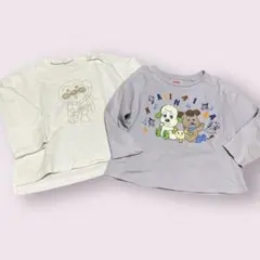 【2枚セット！】ロンT わんわん アンパンマン　バイキンマン キャラT