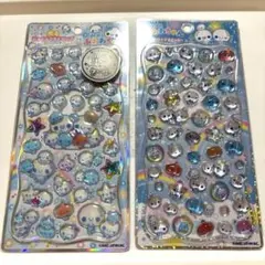 あわわちゃん光るジュエルシールストーン付き正規品あわわちゃんドロップシール