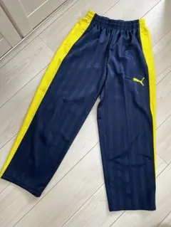 Puma ジャージ　長ズボン　プージャ　ネイビー/イエロー　美品　S