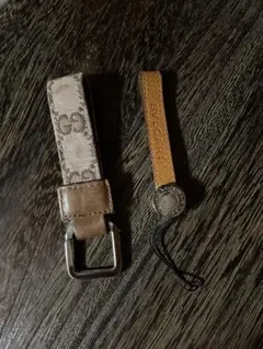 BVLGARI GUCCI キーリング ロゴ入り キャンバス　セット