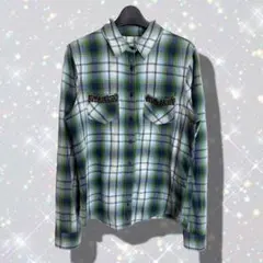 Y2K 00s アバクロ チェック柄 シャツ スタッズ グランジ 平成 ギャル