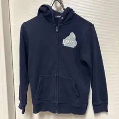 XLARGE ネイビー フルジップパーカー　130