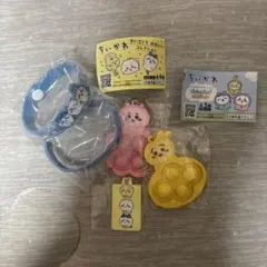 ちいかわ　プッシュポップコレクション　ラバーバングル　しおりマグネット　5点