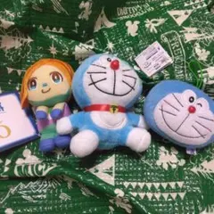 ドラえもん　マスコット　ぬいぐるみ　3点　まとめ売り　フェイスマスコット