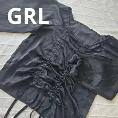 GRL ドロストブラウス