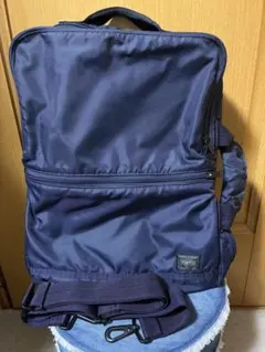美品PORTER FLASH 3way ビジネスバッグネイビー689-05936