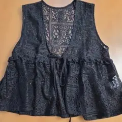 しまむら　レースベスト　Ｌ