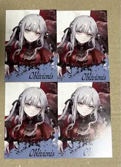 Avemujica3rdSingleキャラクターカード オブリビオニス4点セット