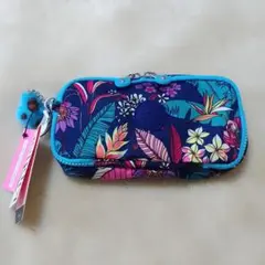 【新品】kipling ポーチ 化粧ポーチ コスメポーチ 花柄