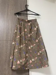 Te chichi 花柄フレアスカート ブラウン M リバティのサムネイル