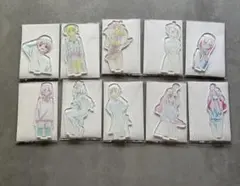 五等分の花嫁展　memories 原画アクリルスタンド コレクション10体セット