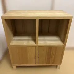 木製ラック オープンシェルフ付き IKEA トレービー