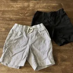 ストライプデザイン ベビー用パンツ 2点セット