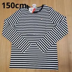 処分価格・新品タグ付き・ミキハウス ボーダー　長袖 Tシャツ カットソー