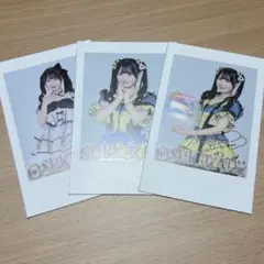 SKE48 倉島杏実 オシグラフ チェキ風カード 3枚コンプ