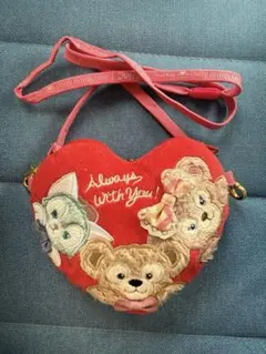 ダッフィー&フレンズ ハート型バッグ