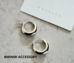 【新品】匿名◼️大人気◆チャンキーピアス◆フープピアス◆シルバー◆S925◆韓国