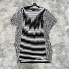 美品 ヒロコビス ボーダー チュニック ワンピース コシノヒロコ 9のサムネイル