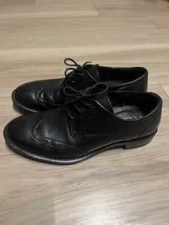 ecco エコーシューズ ブラックレザーウィングチップ ドレスシューズのサムネイル