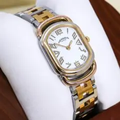 エルメス時計/極極美品ラリー/新品仕上げ正常稼働品/レディース エルメス時計/極極極にクリッパー/新品電池新品仕上げ正常稼働品