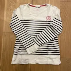 KITSUNE x petit bateau ストライプ 長袖カットソー M