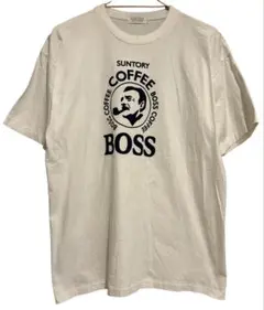 90's JAPAN SUNTORY BOSS COFFEEコーヒープリントT